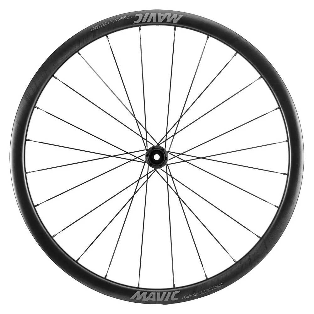 Mavic Cosmic Sl 32 Cl Disc Tubeless Rennrad-vorderrad, Black, 12 x 100mm Mavic Cosmic Sl 32 Cl Disc Tubeless Rennrad-vorderrad, Black, 12 x 100mm