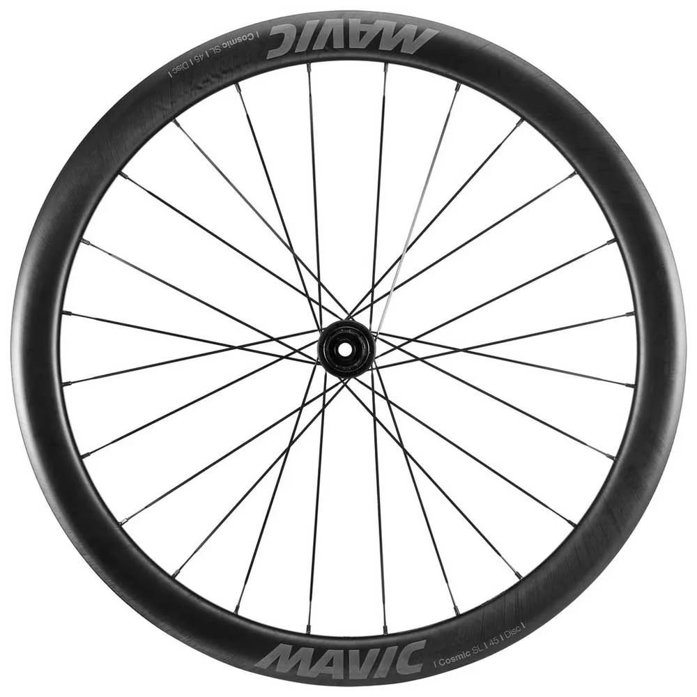 Mavic Cosmic Sl 45 Cl Disc Tubeless Rennrad Laufradsatz, Black, 12 x 100/12 x 142mm, Shimano HG
