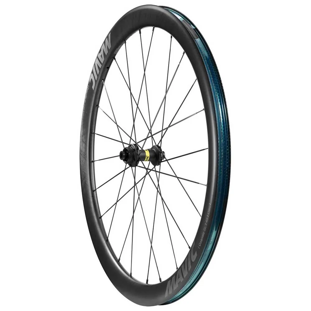 Mavic Cosmic Sl 45 Cl Disc Tubeless Rennrad Laufradsatz, Black, 12 x 100/12 x 142mm, Shimano HG
