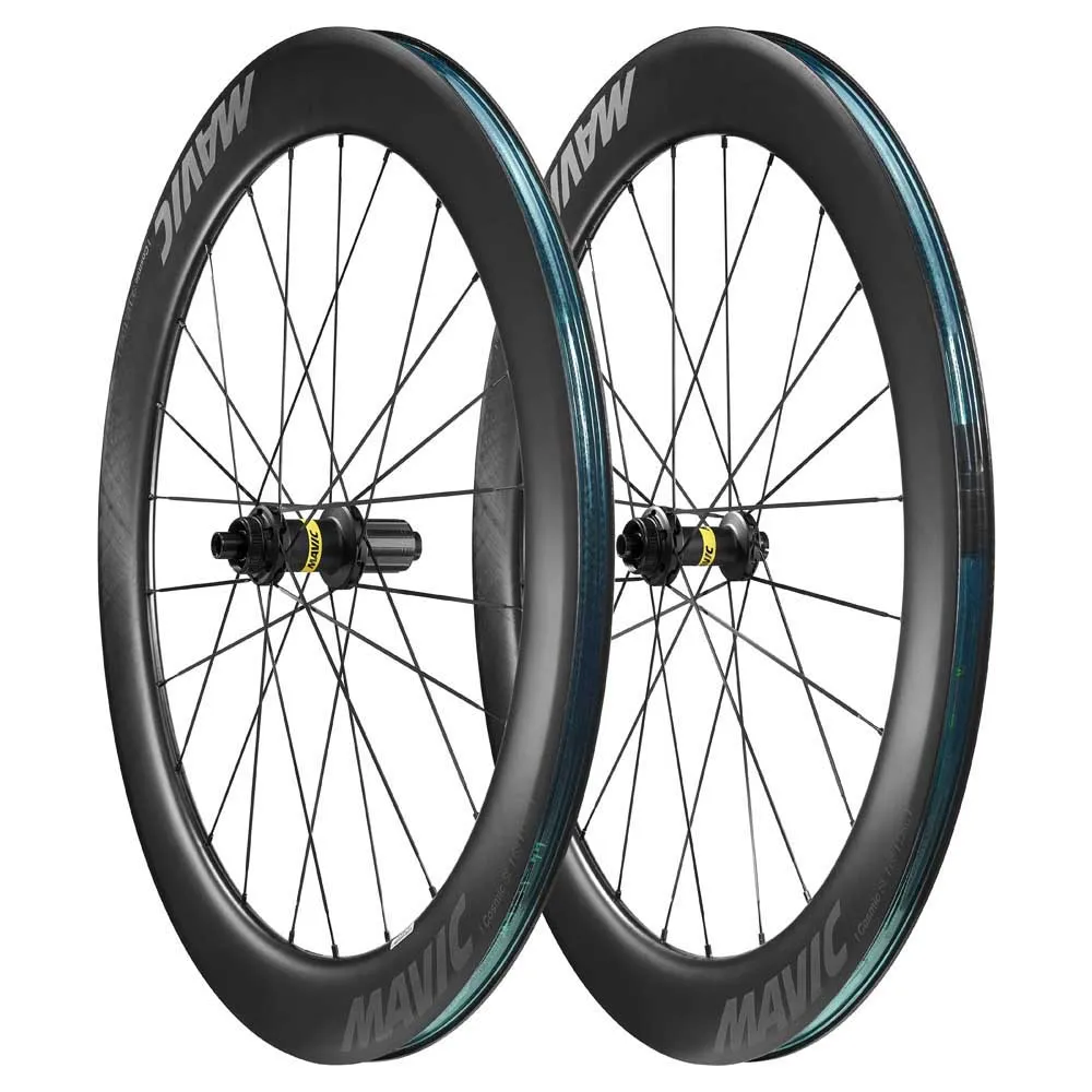 Mavic Cosmic Sl 65 Cl Disc Tubeless Rennrad Laufradsatz, Black, 12 x 100/12 x 142mm, Shimano HG