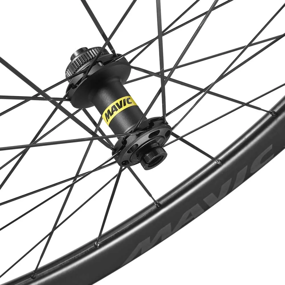Mavic Cosmic Sl 65 Cl Disc Tubeless Rennrad-vorderrad, Black, 12 x 100mm