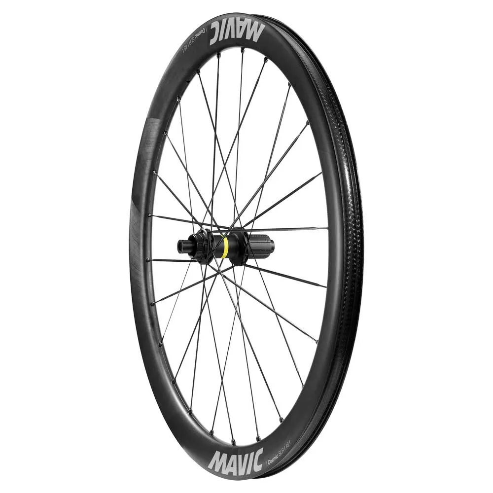 Mavic Cosmic Slr 45 Cl Disc Tubeless Rennrad-hinterrad, Black, 12 x 142mm, Shimano HG Mavic Cosmic Slr 45 Cl Disc Tubeless Rennrad-hinterrad, Black, 12 x 142mm, Shimano HG