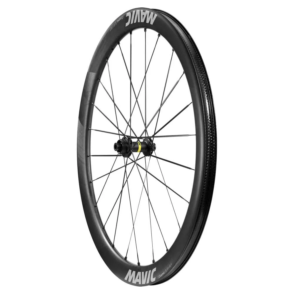 Mavic Cosmic Slr 45 Cl Disc Tubeless Rennrad-vorderrad, Black, 12 x 100mm Mavic Cosmic Slr 45 Cl Disc Tubeless Rennrad-vorderrad, Black, 12 x 100mm