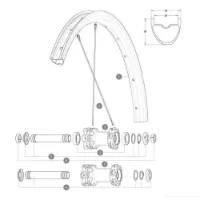 Mavic Crossmax Elite Carbon Vorderradfelge Mavic Crossmax Elite Carbon Vorderradfelge