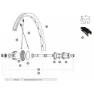 Mavic Crossmax Enduro 2014-15 Hinterradfelge, Yellow, 650C - 26" 20H