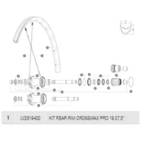 Mavic Crossmax Pro 19 Hinterradfelge Mavic Crossmax Pro 19 Hinterradfelge