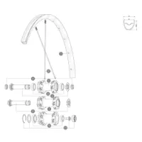 Mavic Crossmax Pro 19 Vorderradfelge Mavic Crossmax Pro 19 Vorderradfelge