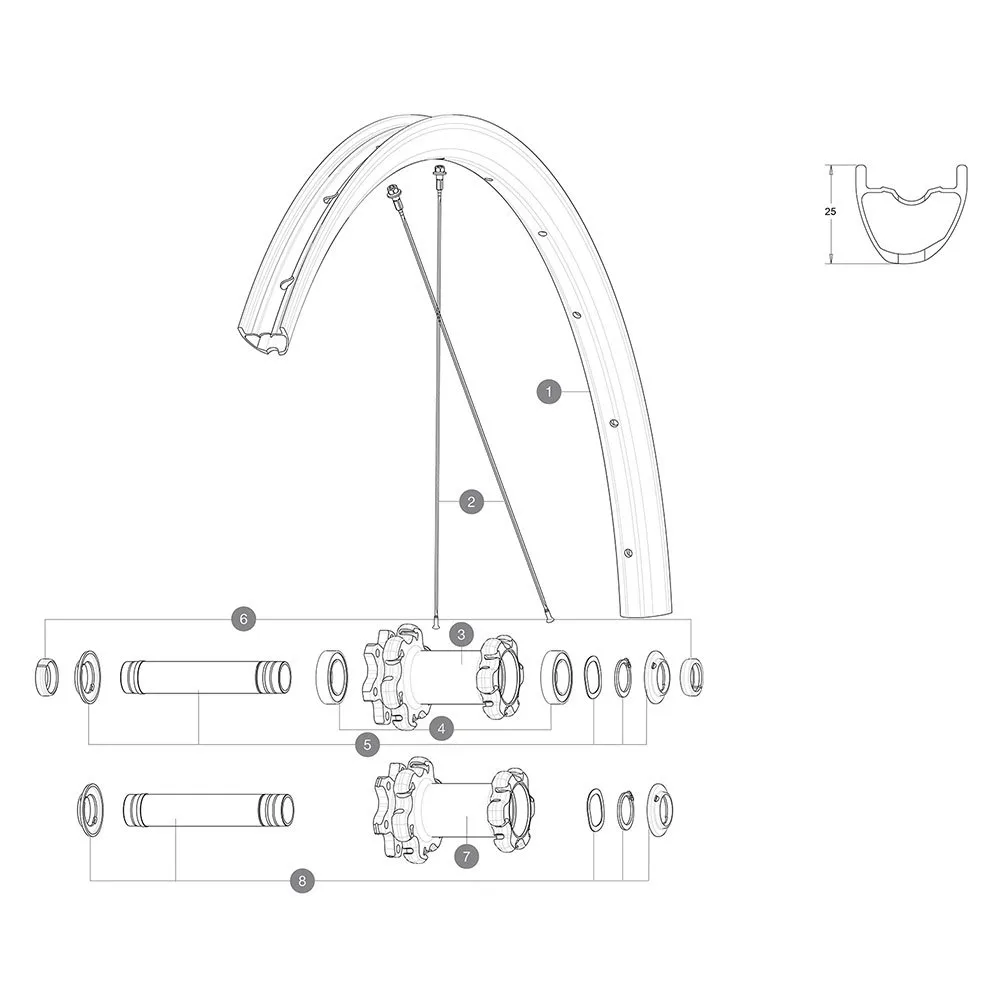 Mavic Crossmax Pro Carbon 19 Vorderradfelge