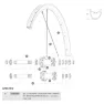 Mavic Crossmax Pro Carbon 29 Front/rear Speiche 12 Einheiten, Black, 291mm