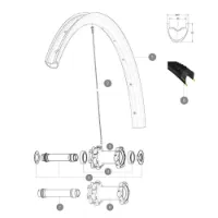 Mavic Crossmax Pro Carbon Vorderradfelge Mavic Crossmax Pro Carbon Vorderradfelge