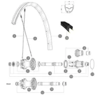 Mavic Crossmax Pro Tubeless Offset Hinterradfelge Mavic Crossmax Pro Tubeless Offset Hinterradfelge