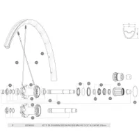 Mavic Crossmax Pro/xa Pro/deemax Pro 29 Rear Right Speiche 12 Einheiten Mavic Crossmax Pro/xa Pro/deemax Pro 29 Rear Right Speiche 12 Einheiten