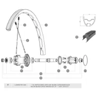 Mavic Crossmax SLR/Enduro/XL Pro / Deemax Pro 27,5" Ersatzspeichen 2014-2018