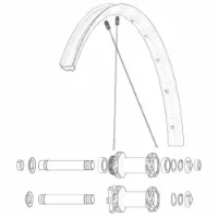 Mavic Crossmax Sls 29´´ Speichen Mavic Crossmax Sls 29´´ Speichen