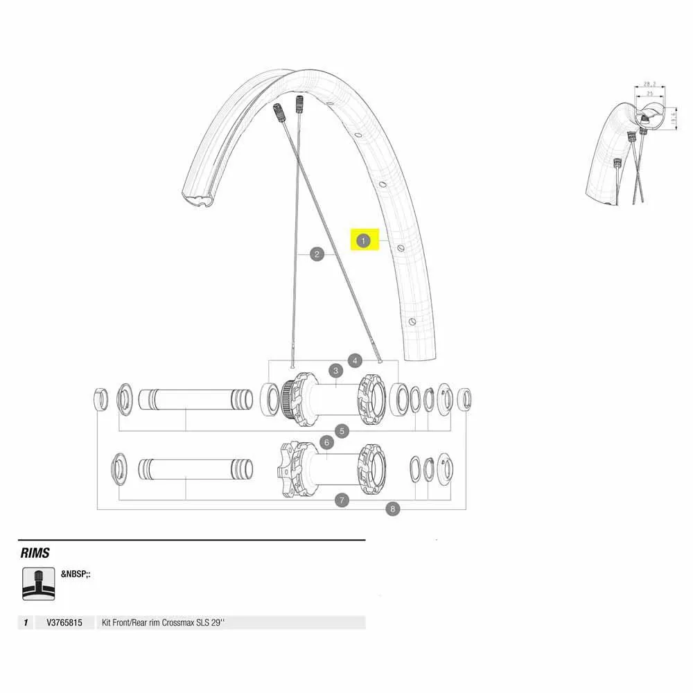 Mavic Crossmax Sls 29´´ Speichen, Black, 29" Mavic Crossmax Sls 29´´ Speichen, Black, 29"
