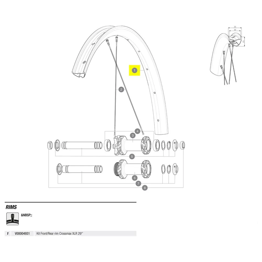 Mavic Crossmax Xlr Felge, Black, 29" Mavic Crossmax Xlr Felge, Black, 29"