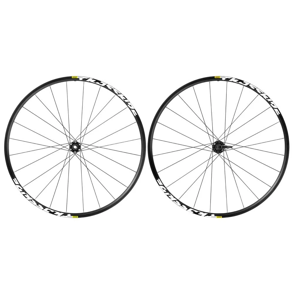Mavic Crossride Fts-x 26´´ 6b Disc Qr Mtb-laufradsatz, Black / white, 9/15 x 100 / 9 x 135mm, Shimano/Sram HG Mavic Crossride Fts-x 26´´ 6b Disc Qr Mtb-laufradsatz, Black / white, 9/15 x 100 / 9 x 135mm, Shimano/Sram HG