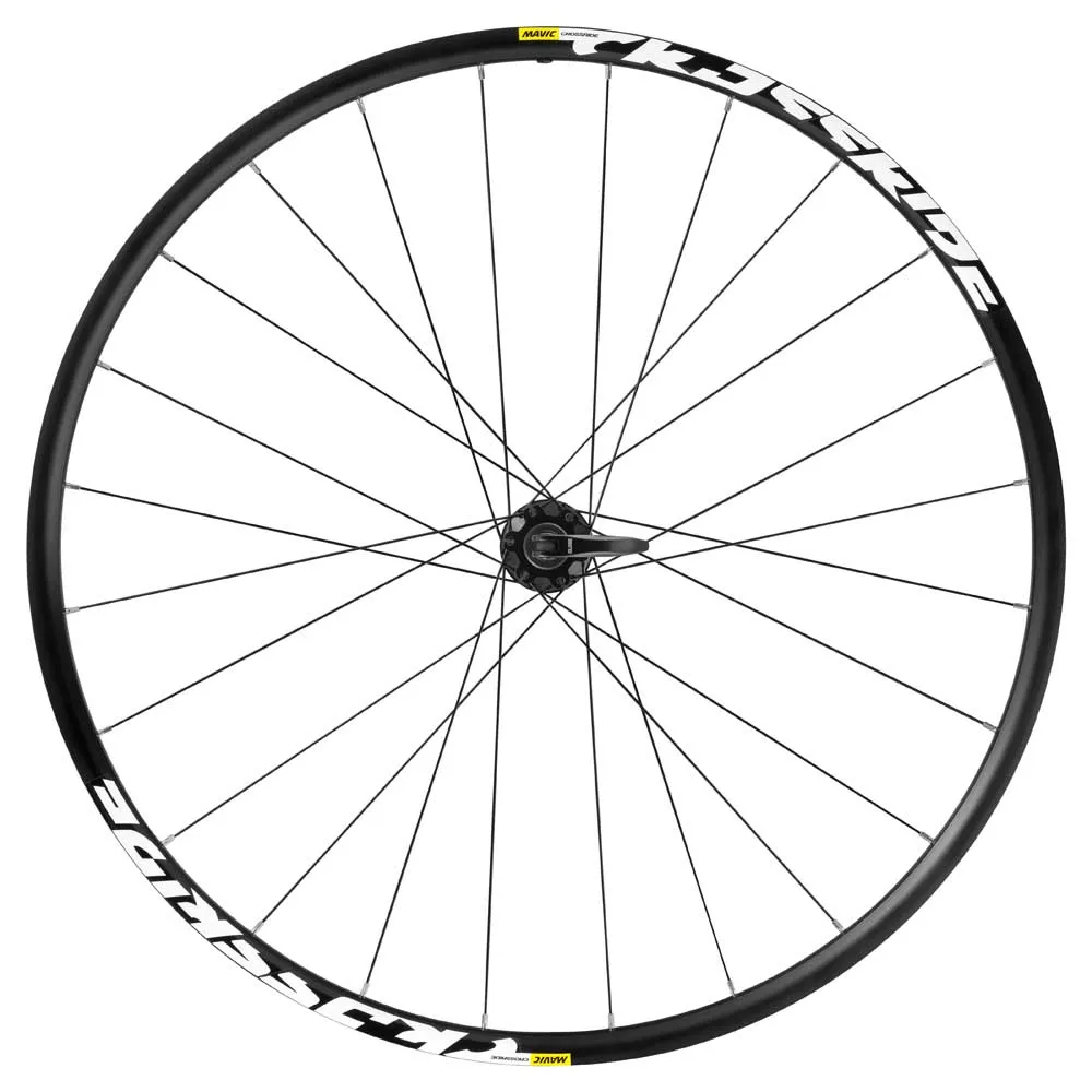 Mavic Crossride Fts-x 26´´ 6b Disc Qr Mtb-laufradsatz, Black / white, 9/15 x 100 / 9 x 135mm, Shimano/Sram HG Mavic Crossride Fts-x 26´´ 6b Disc Qr Mtb-laufradsatz, Black / white, 9/15 x 100 / 9 x 135mm, Shimano/Sram HG