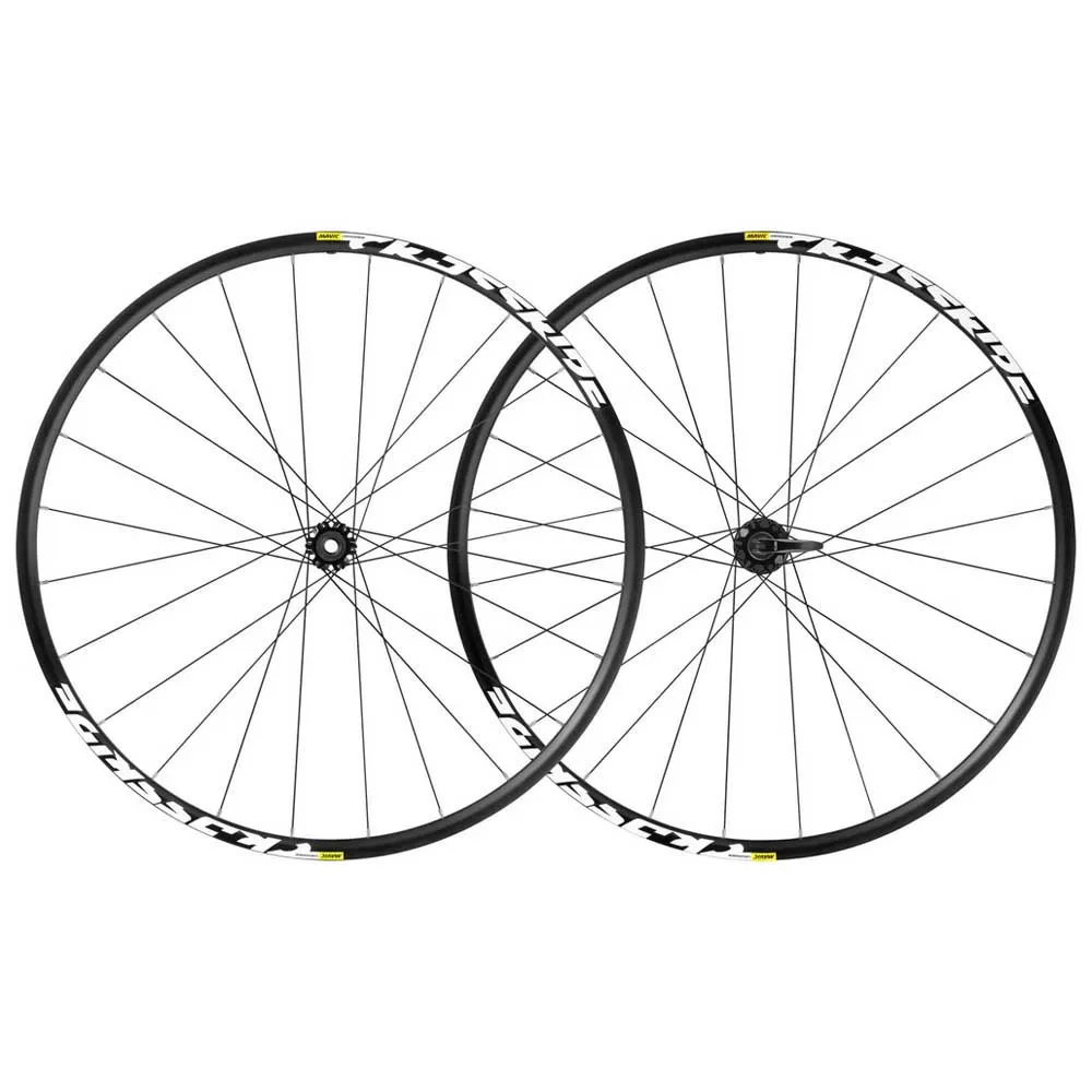 Mavic Crossride Fts-x 27.5´´ 6b Disc Qr Mtb-laufradsatz, Black / white, 9/15 x 100 / 9 x 135mm, Shimano/Sram HG Mavic Crossride Fts-x 27.5´´ 6b Disc Qr Mtb-laufradsatz, Black / white, 9/15 x 100 / 9 x 135mm, Shimano/Sram HG