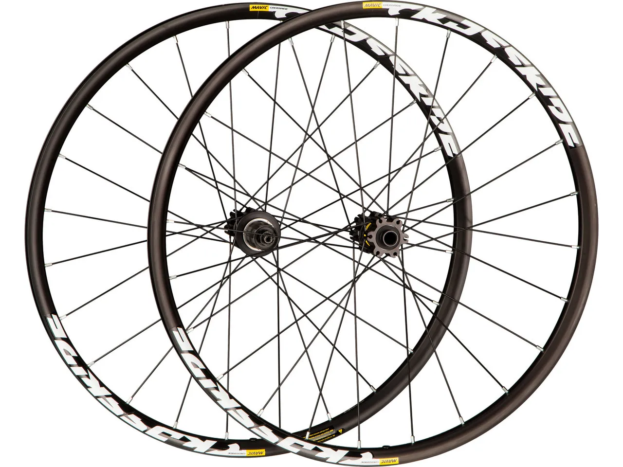 Mavic Crossride FTS-X Disc 6-Loch 26" Laufradsatz, Schwarz, 26" Satz (VR 15 x 100 + HR 10 x 135) Shimano