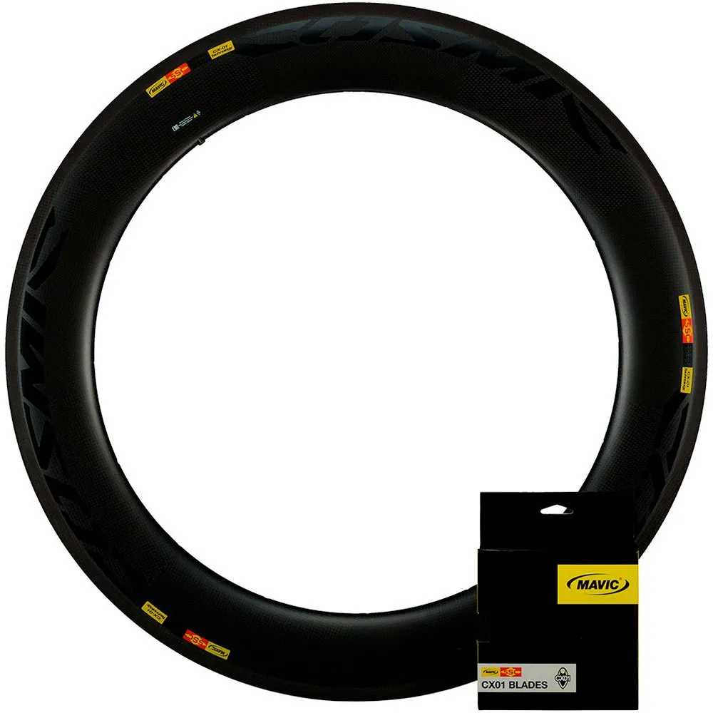 Mavic Cxr Ultimate 80 Tubular Vorderradfelge, Black, 700 - 28" 16H Mavic Cxr Ultimate 80 Tubular Vorderradfelge, Black, 700 - 28" 16H
