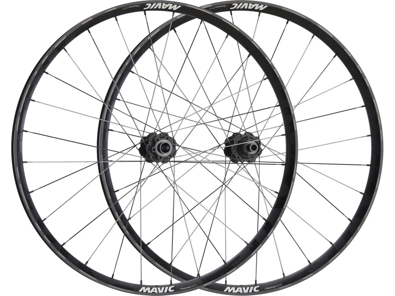 Mavic Deemax DH Disc 6-Loch 29" Laufradsatz, Schwarz, 29" Satz (VR 20 x 110 Boost + HR 12 x 157) SRAM XD Mavic Deemax DH Disc 6-Loch 29" Laufradsatz, Schwarz, 29" Satz (VR 20 x 110 Boost + HR 12 x 157) SRAM XD
