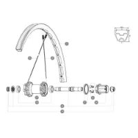 Mavic Deemax Dh Ultimate 26 2012-17 Speiche 16 Einheiten Mavic Deemax Dh Ultimate 26 2012-17 Speiche 16 Einheiten