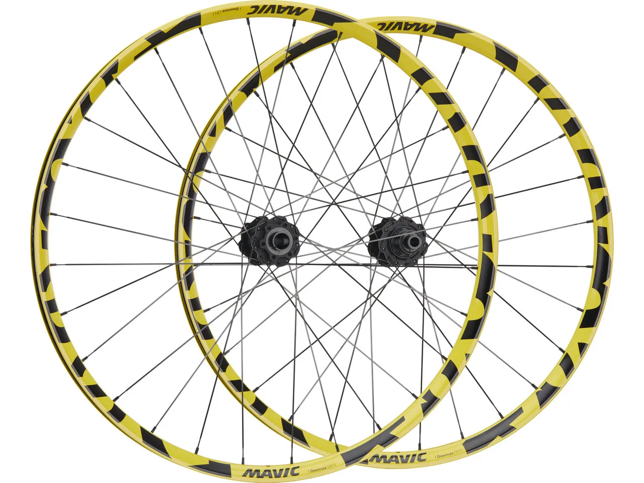 Mavic Deemax DH Yellow Limited Ed. Disc 6-Loch 29" / 27,5" Boost Laufradsatz, Gelb, 29" VR 20 x 110 Boost + 27.5" HR 12 x 148 Boost SRAM XD Mavic Deemax DH Yellow Limited Ed. Disc 6-Loch 29" / 27,5" Boost Laufradsatz, Gelb, 29" VR 20 x 110 Boost + 27.5" HR 12 x 148 Boost SRAM XD