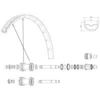 Mavic Deemax Elite Hinterradfelge Mavic Deemax Elite Hinterradfelge