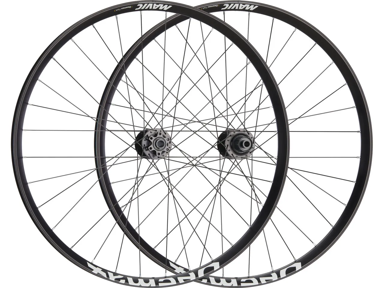 Mavic Deemax Park Disc 6-Loch 29" Super Boost Laufradsatz, Schwarz, 29" Satz (VR 15 x 110 Boost + HR 12 x 157 Super Boost) Shimano Mavic Deemax Park Disc 6-Loch 29" Super Boost Laufradsatz, Schwarz, 29" Satz (VR 15 x 110 Boost + HR 12 x 157 Super Boost) Shimano