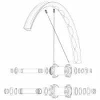 Mavic Deemax S 27.5´´ Speichen Mavic Deemax S 27.5´´ Speichen