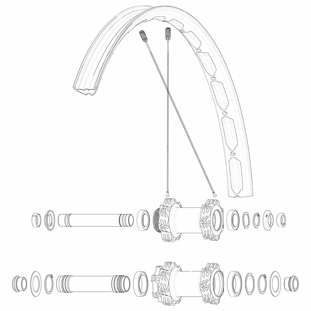 Mavic Deemax S 29´´ Speichen Mavic Deemax S 29´´ Speichen