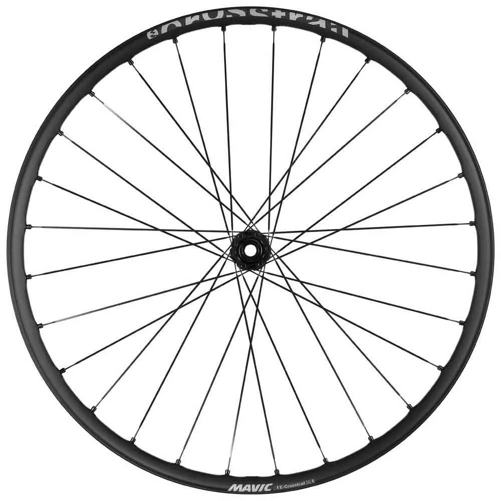 Mavic E-crosstrail Sl 29´´ Boost Cl Disc Tubeless Mtb-laufradsatz, Black, 15 x 110/12 x 148mm, Shimano Micro Spline Mavic E-crosstrail Sl 29´´ Boost Cl Disc Tubeless Mtb-laufradsatz, Black, 15 x 110/12 x 148mm, Shimano Micro Spline