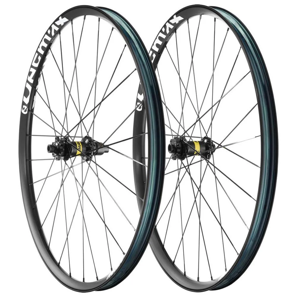 Mavic E-deemax 27.5´´ Boost Cl Disc Tubeless Mtb-laufradsatz, Black / white, 15 x 110 / 12 x 148mm, Shimano Micro Spline Mavic E-deemax 27.5´´ Boost Cl Disc Tubeless Mtb-laufradsatz, Black / white, 15 x 110 / 12 x 148mm, Shimano Micro Spline