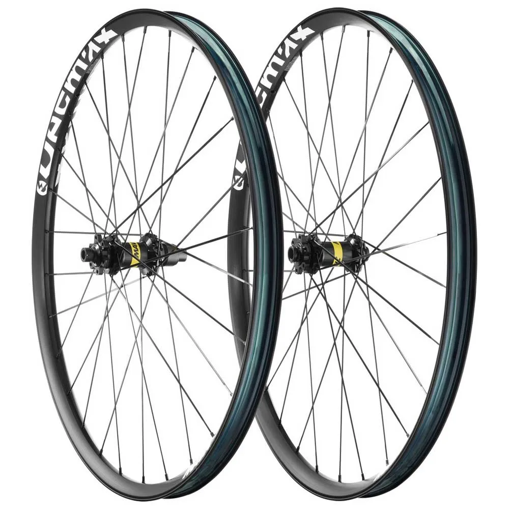 Mavic E-deemax 29´´ Boost Cl Disc Tubeless Mtb-laufradsatz, Black / white, 15 x 110 / 12 x 148mm, Shimano Micro Spline Mavic E-deemax 29´´ Boost Cl Disc Tubeless Mtb-laufradsatz, Black / white, 15 x 110 / 12 x 148mm, Shimano Micro Spline