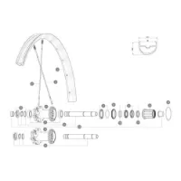Mavic E-deemax Pro 19 Hinterradfelge Mavic E-deemax Pro 19 Hinterradfelge