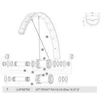Mavic E-xa Elite 19 Vorderradfelge Mavic E-xa Elite 19 Vorderradfelge