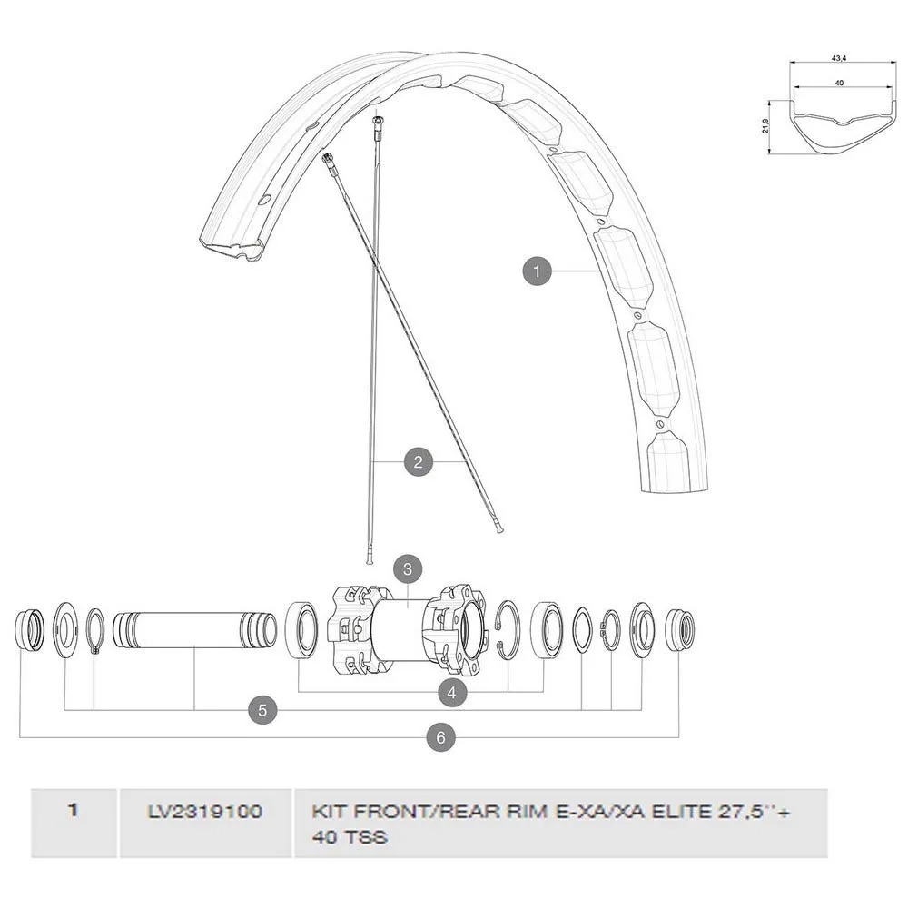 Mavic E-xa/xa Elite Tubeless Felge, Black, 650B - 27.5" 2 Mavic E-xa/xa Elite Tubeless Felge, Black, 650B - 27.5" 2