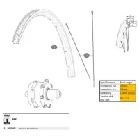 Mavic Ebm X20 Hinterradfelge Mavic Ebm X20 Hinterradfelge