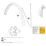 Mavic Ebm X20 Hinterradfelge, Black, 28"-700