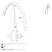 Mavic Ebm X35 Mtb Hinterradfelge Mavic Ebm X35 Mtb Hinterradfelge