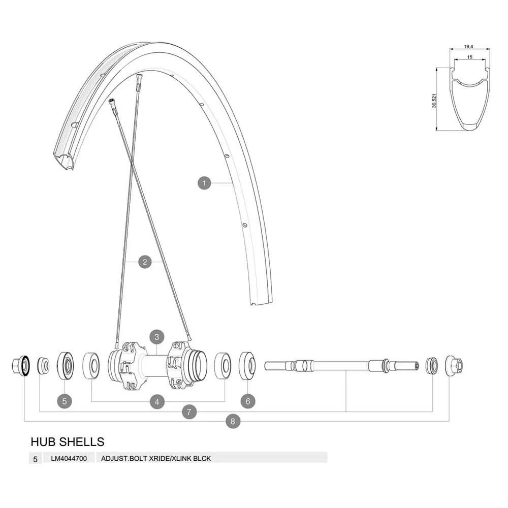 Mavic Einstellschraube Für Hinterradnabe Für Ellipse-laufradsatz, Black, One Size Mavic Einstellschraube Für Hinterradnabe Für Ellipse-laufradsatz, Black, One Size