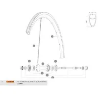 Mavic Ellipse 2011 Front Speiche 10 Einheiten Mavic Ellipse 2011 Front Speiche 10 Einheiten