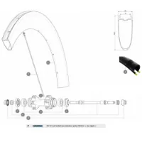 Mavic Ellipse Pro Carbon Ust Hintere Speichen 12 Einheiten Mavic Ellipse Pro Carbon Ust Hintere Speichen 12 Einheiten