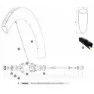 Mavic Ellipse Pro Carbon Ust Hintere Speichen 12 Einheiten, Black, 264mm