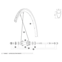 Mavic Ellipse Rear Axle And Fork Supports Lager Mavic Ellipse Rear Axle And Fork Supports Lager