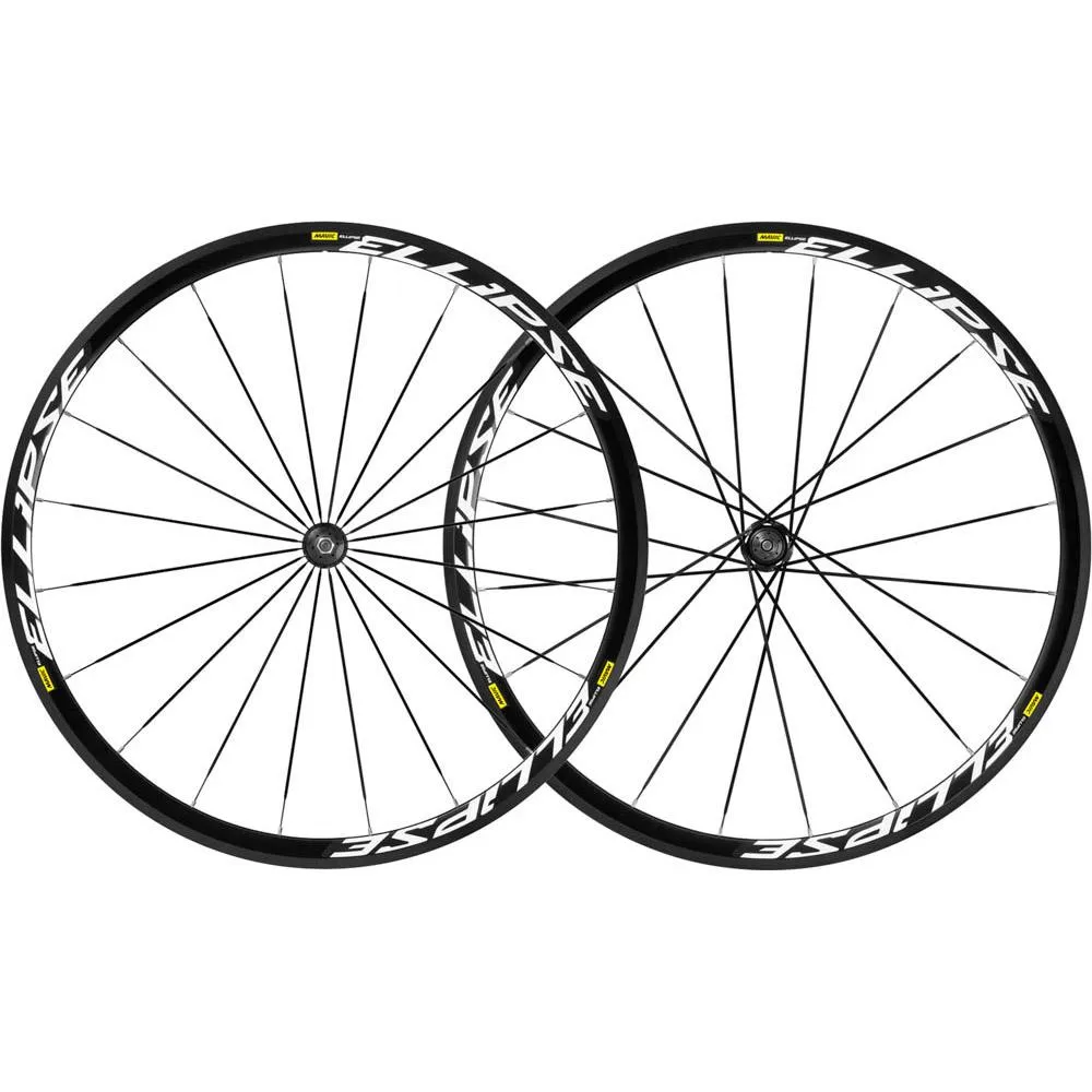 Mavic Ellipse Rennrad Laufradsatz Refurbished, Black, 15 x 100 / 12 x 142mm