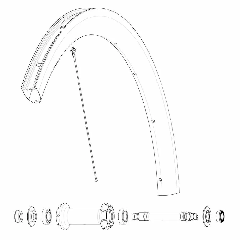 Mavic Front Cosmic Sl 40 Rb Rennradfelge, Black, 700 - 28"