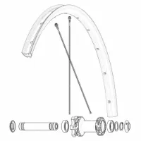 Mavic Front Ebm Allroad S Rennradfelge Mavic Front Ebm Allroad S Rennradfelge