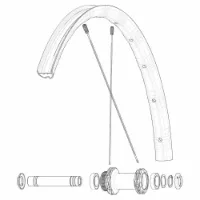 Mavic Front/rear Allroad Sl Road+ Rennradfelge Mavic Front/rear Allroad Sl Road+ Rennradfelge